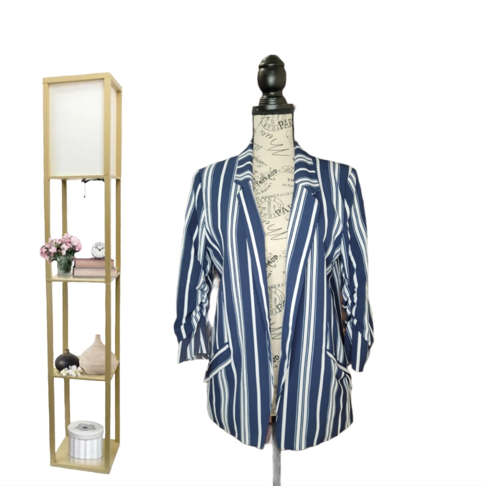 Love Tree (NWOT) Navy Striped Blazer